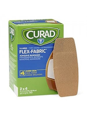 Pansement adhésif Flex-Fabric Curad  2 x 4 po