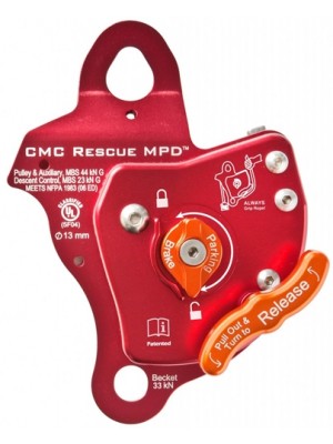 Poulie MPD - Dispositif de contrôle de descente et d'assurage 