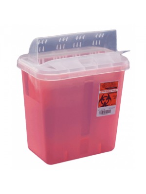 Biohazard Sharps Container (7,6 Liters)