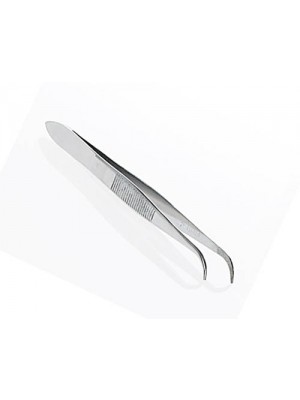 Splinter Forceps Curved - 4-1/2 " / 11,25 cm