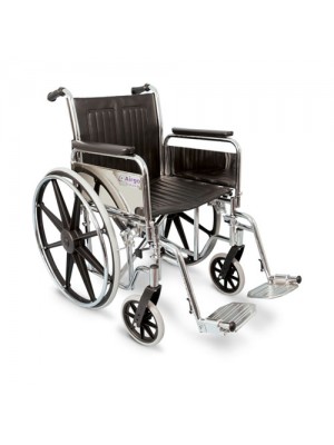 Wheelchair with Leg Supports 18 in