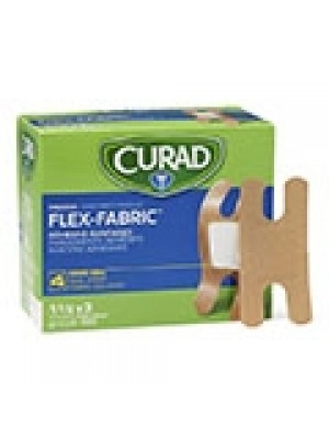 Curad Flex-Fabric  Adhesives Bandages  - Knuckle